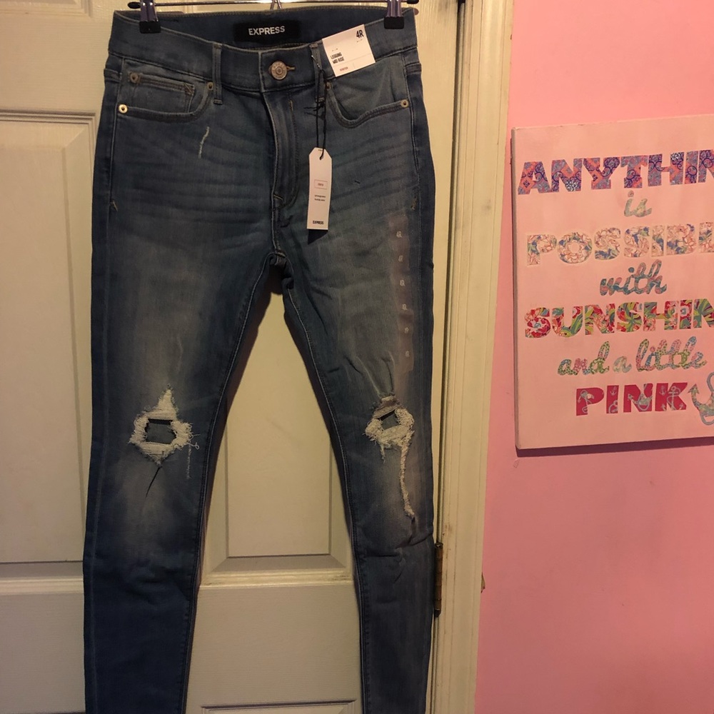Express Mid Rise Legging Jeans
